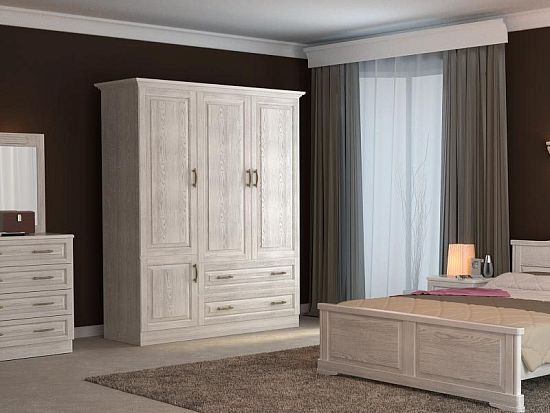 Шкаф №3 (ясень/лдсп), 3 створки 1 (фото)